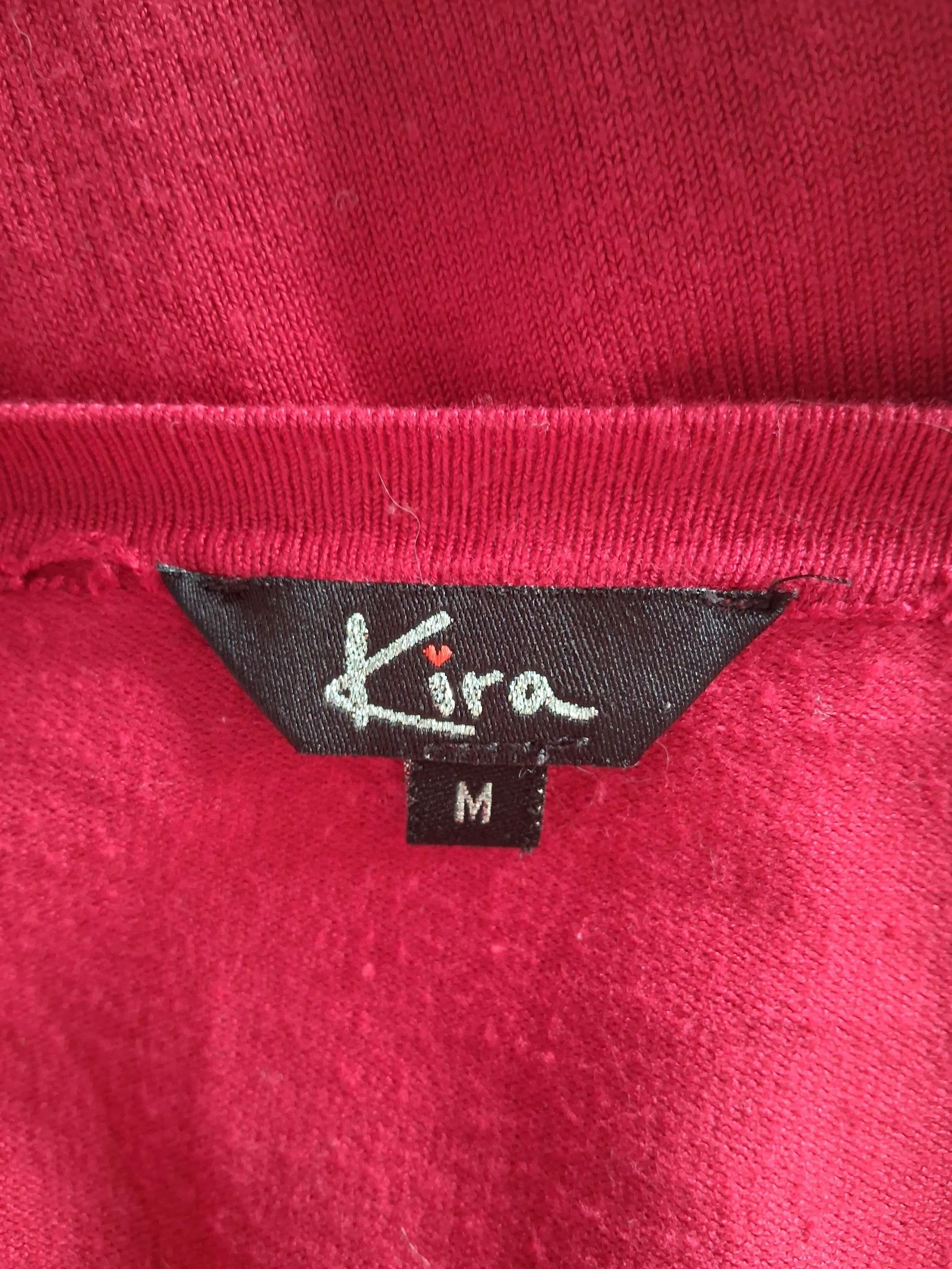 Kira rood vestje - Romantische en ruches details - Maat M – photo 6